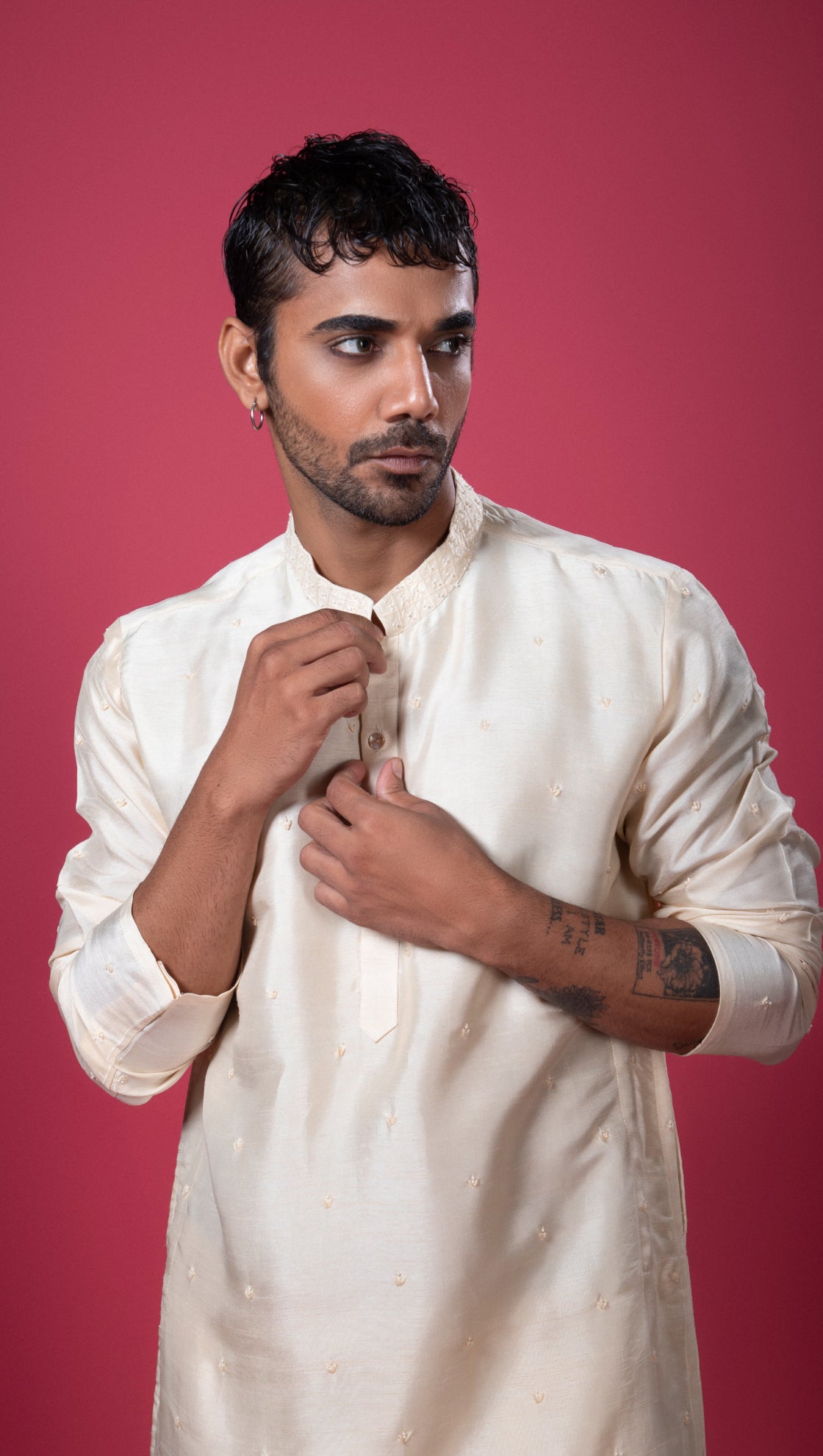 Kantha and Moti Spread Kurta