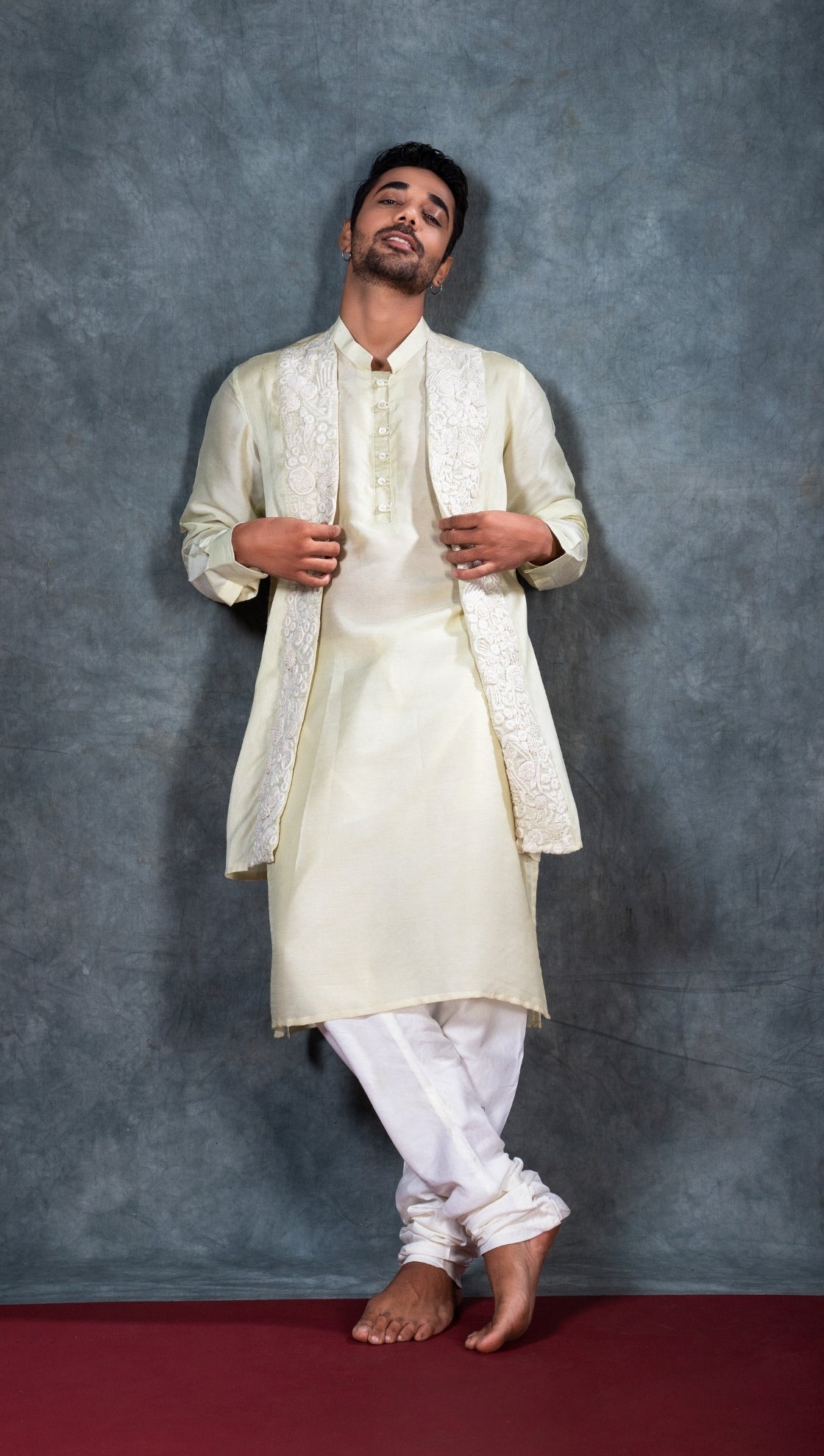 Layered Embroidery Kurta